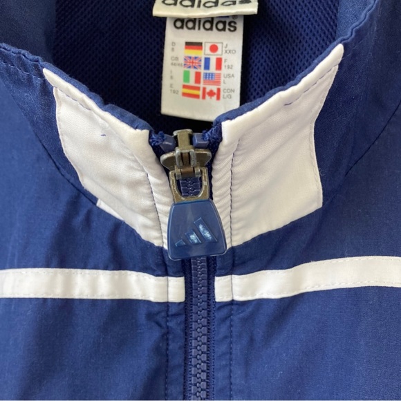 Vintage Adidas Y2K Navy Red Track Jacket - Picture 10 of 12